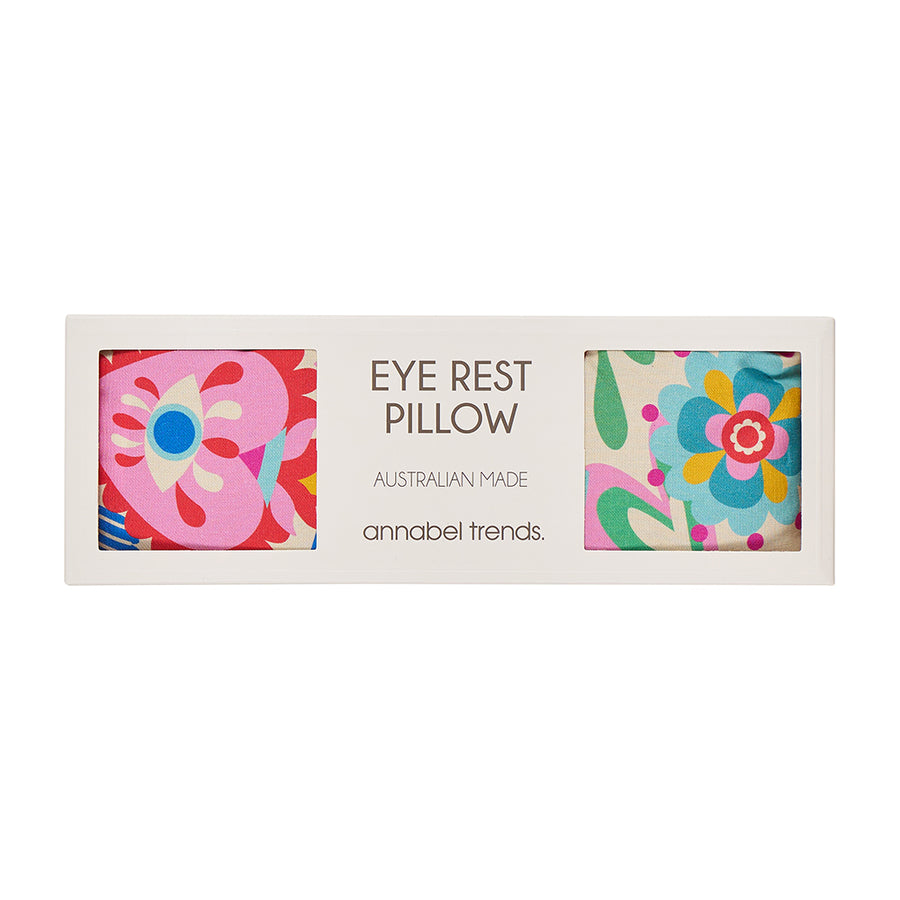 Annabel Trends Cotton Eye Rest Pillow in Fiesta design by Rachel Lee