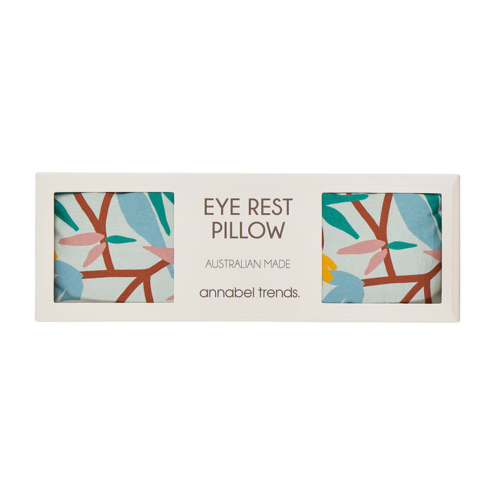 Annabel Trends Cotton Eye Rest Pillow in White Cockatoo print