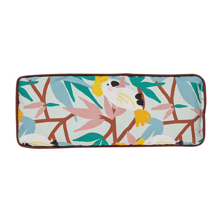 Annabel Trends Cotton Eye Rest Pillow in White Cockatoo print