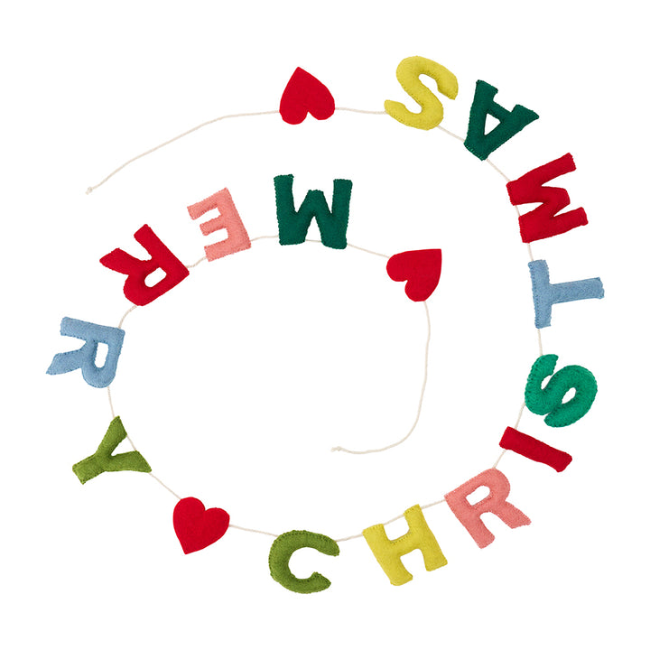 Annabel Trends Christmas Felt Bunting