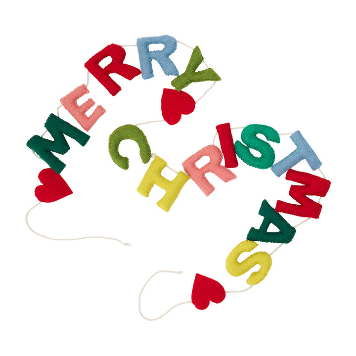 Annabel Trends Christmas Felt Bunting