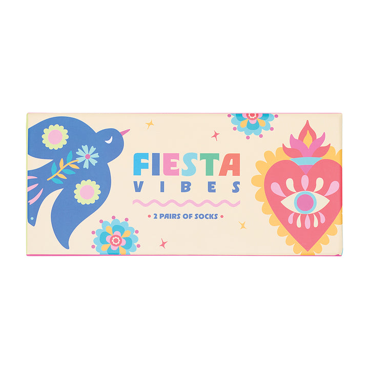 Annabel Trends Boxed socks in Fiesta Vibes - 2 pairs