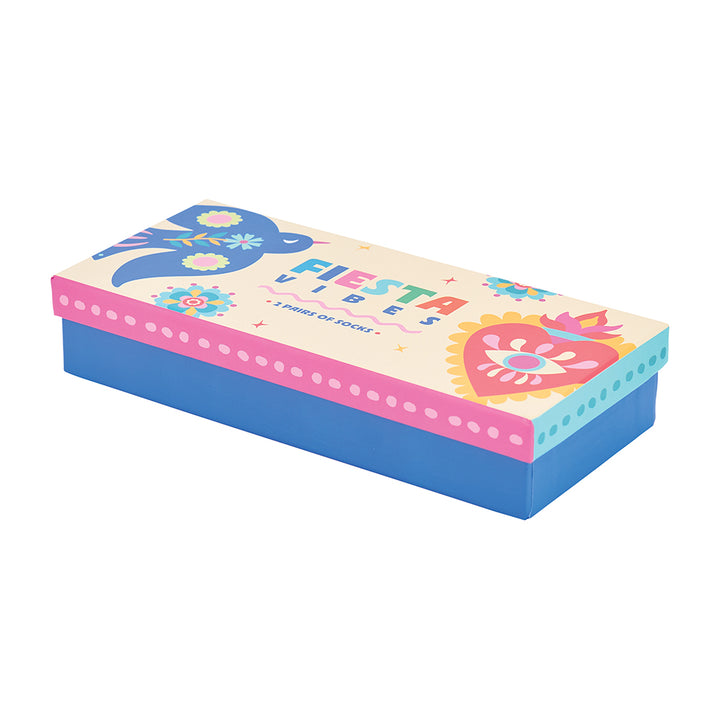 Annabel Trends Boxed socks in Fiesta Vibes - 2 pairs
