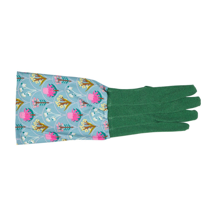 Annabel Trends Cotton Long Sleeve Garden Gloves in Wildflower