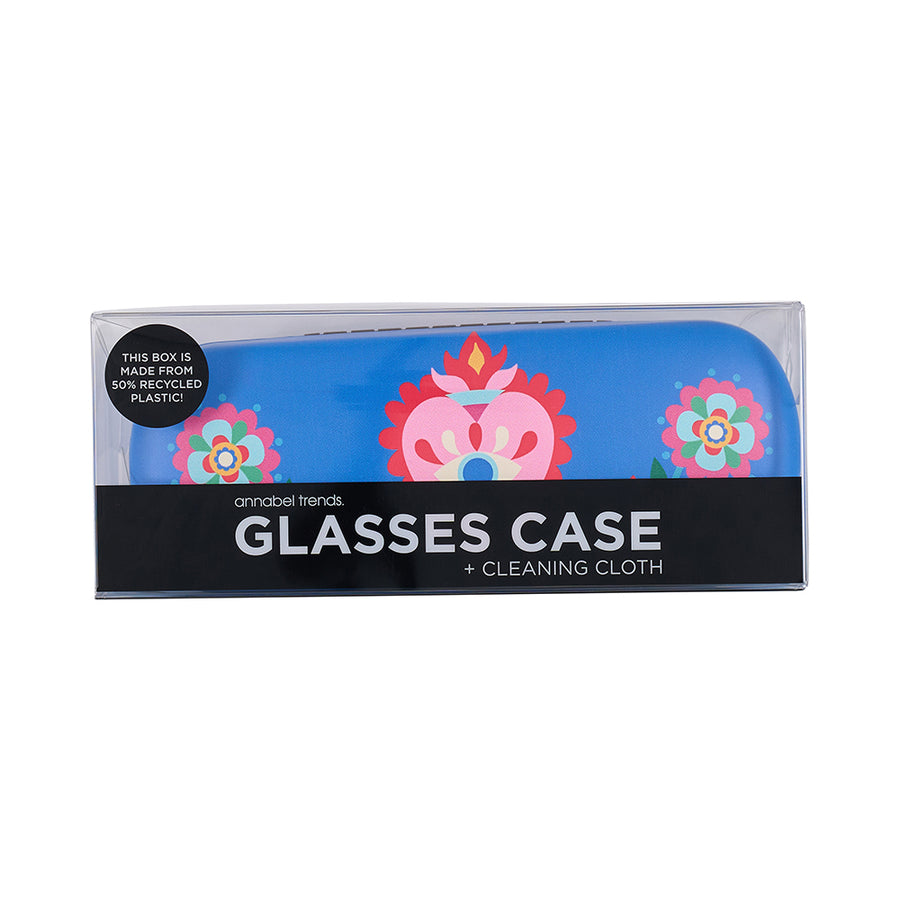 Annabel Trends Glasses Case Combo with Cleaning Cloth in Fiesta Sun