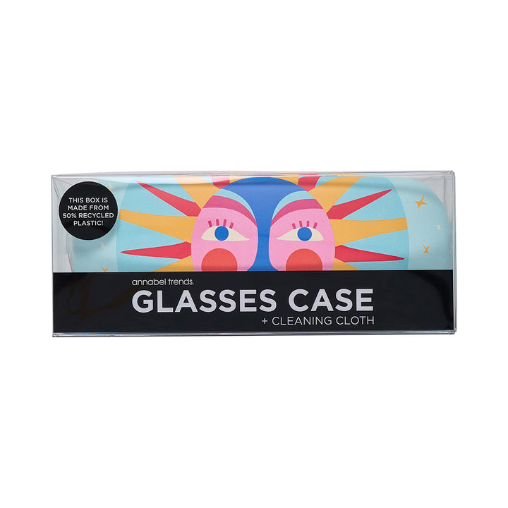 Annabel Trends Glasses Case Combo with Cleaning Cloth in Fiesta Sun