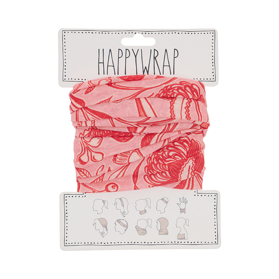 Annabel Trends Happywraps - wear 10 ways - Traiing Natives Red