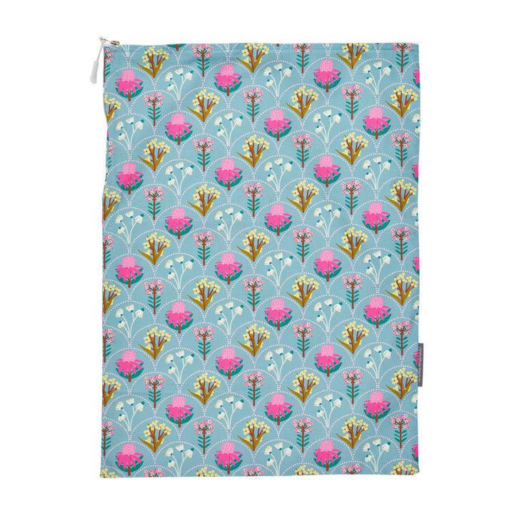 Annabel Trends Cotton Laundry Bag in Wildflower