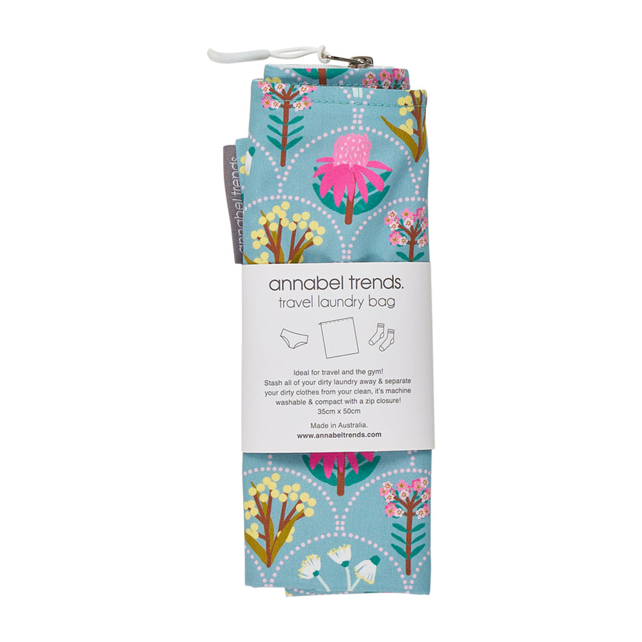 Annabel Trends Cotton Laundry Bag in Wildflower