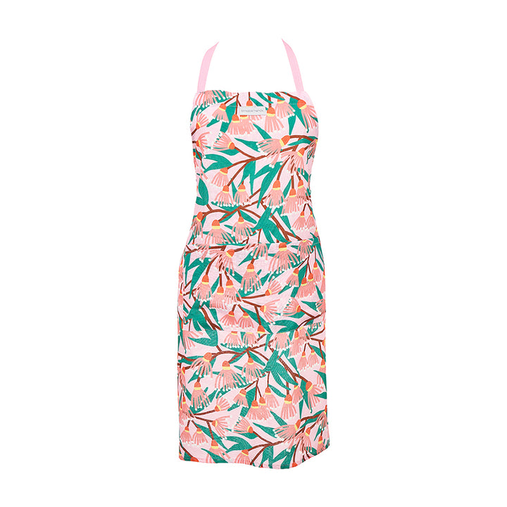 Annabel Trends Linen Apron in Blossom Branches