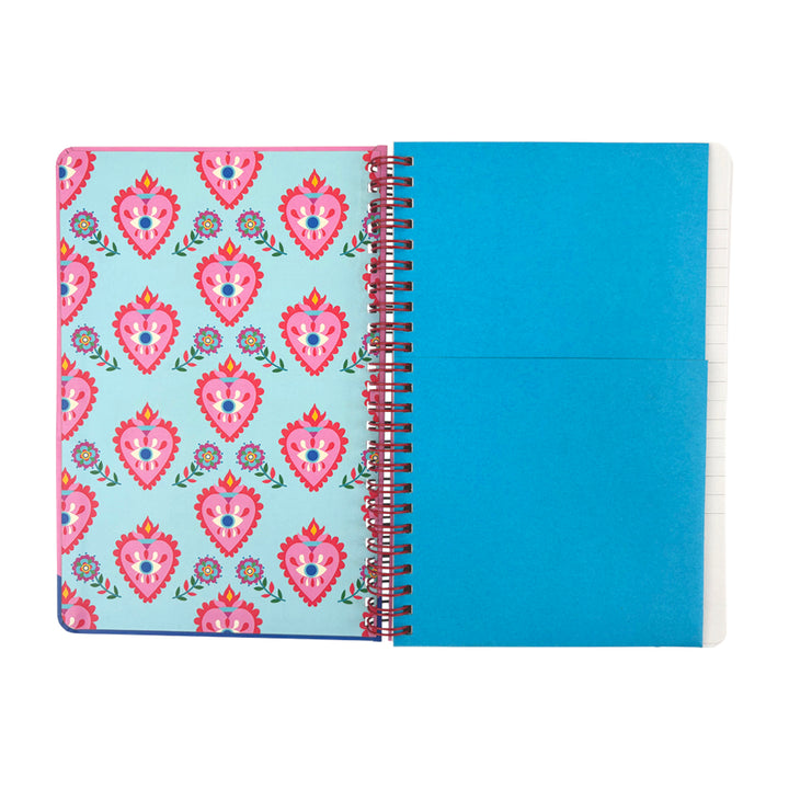Annabel Trends Notebook with pen in fiesta design