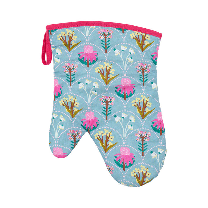 Annabel Trends Cotton Single Oven Mitt in Wildflower
