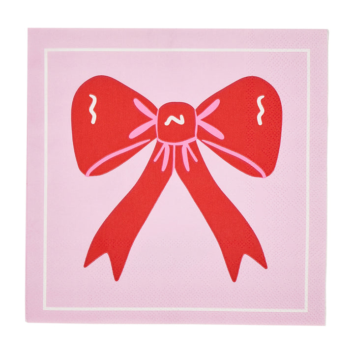 Annabel Trends Paper Napkins bow and cherries
