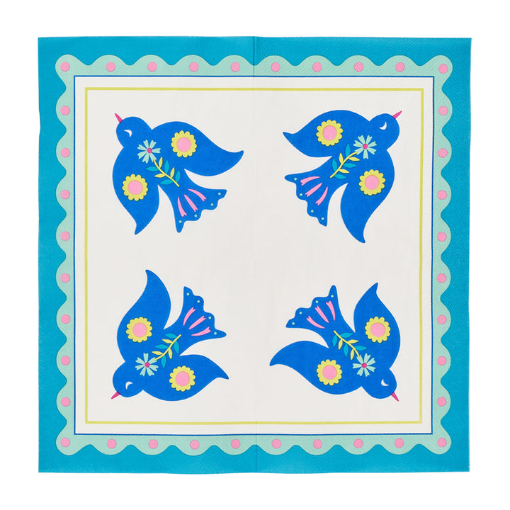 Annabel Trends Paper Napkins fiesta bird