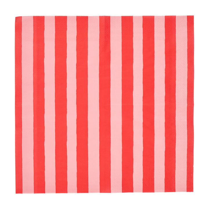 Annabel Trends Paper Napkins Red stripe