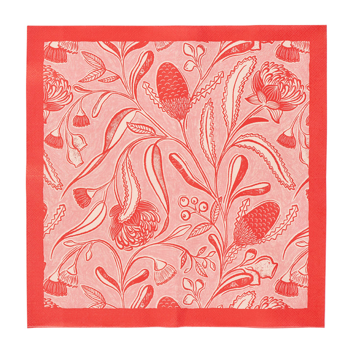 Annabel Trends Paper Napkins Trailing natives red
