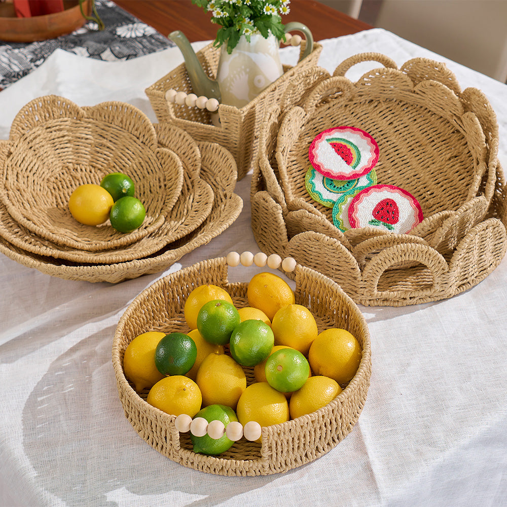 Annabel Trends - Papier Woven Baskets - trays - bowls