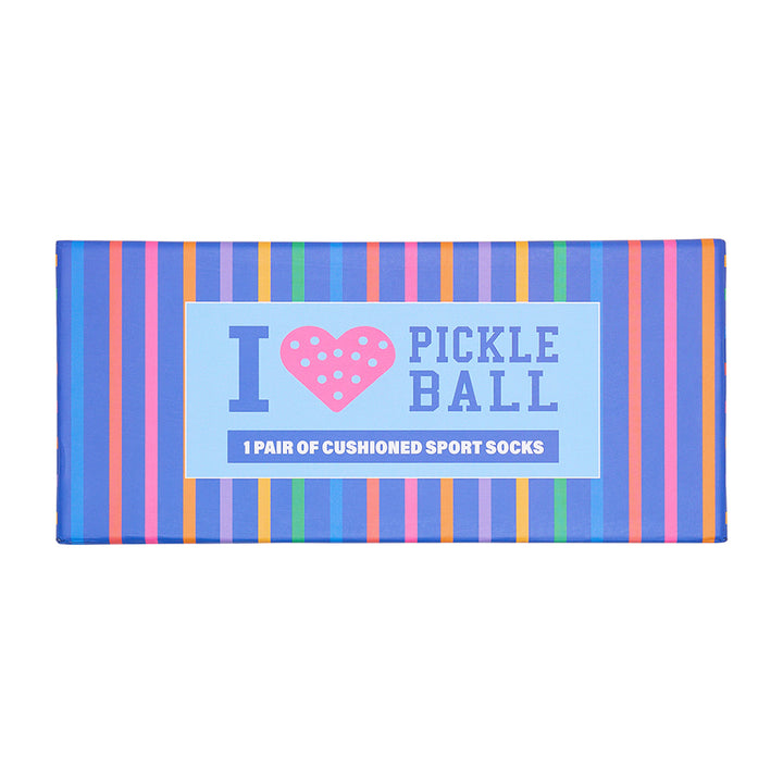 Annabel Trends Boxed socks- Pickleball - I love pickleball
