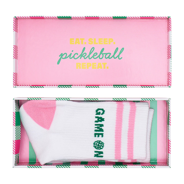 Annabel Trends Boxed socks- Pickleball - Game on