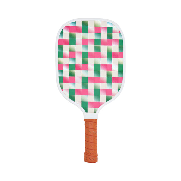 Annabel Trends Pickleball Set - Pink gingham bat
