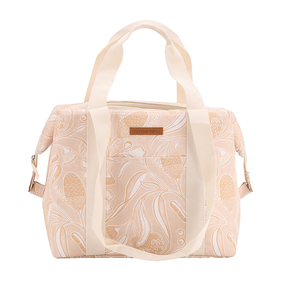 Annabel Trends Picnic Cooler Box bag in Trailing Natives Tan