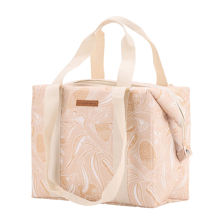 Annabel Trends Picnic Cooler Box bag in Trailing Natives Tan