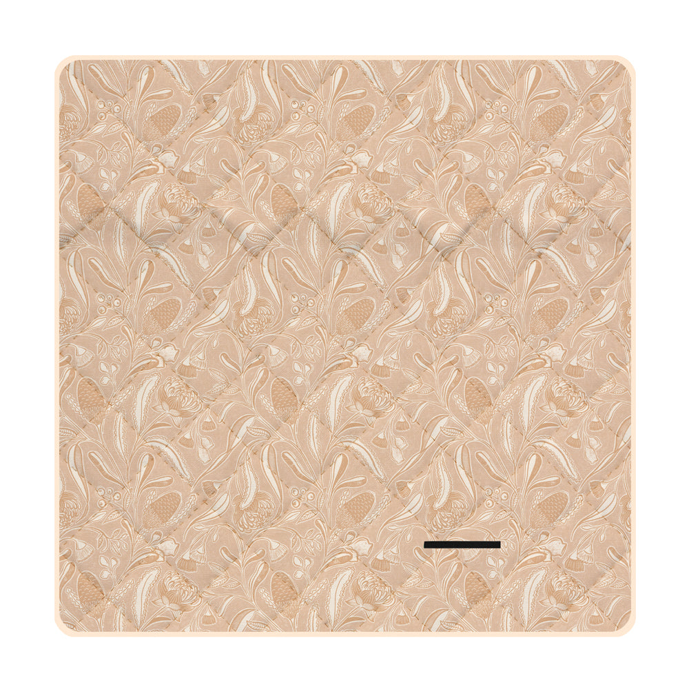 Annabel Trends Picnic Mat in Trailing Natives Tan