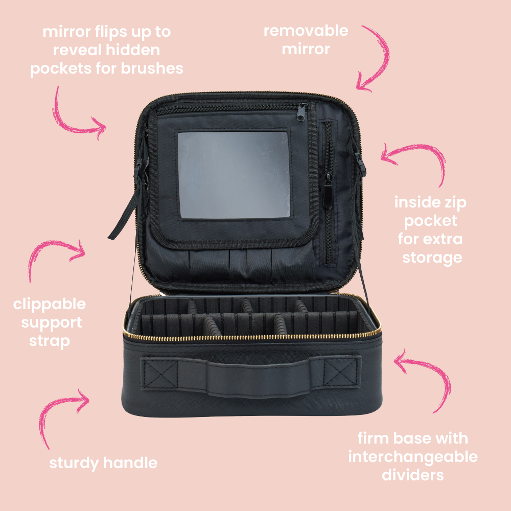 info graphic for make-up case