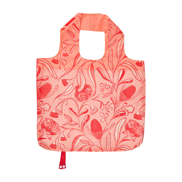 Annabel Trends Shopping Tote -Trailing Natives Red