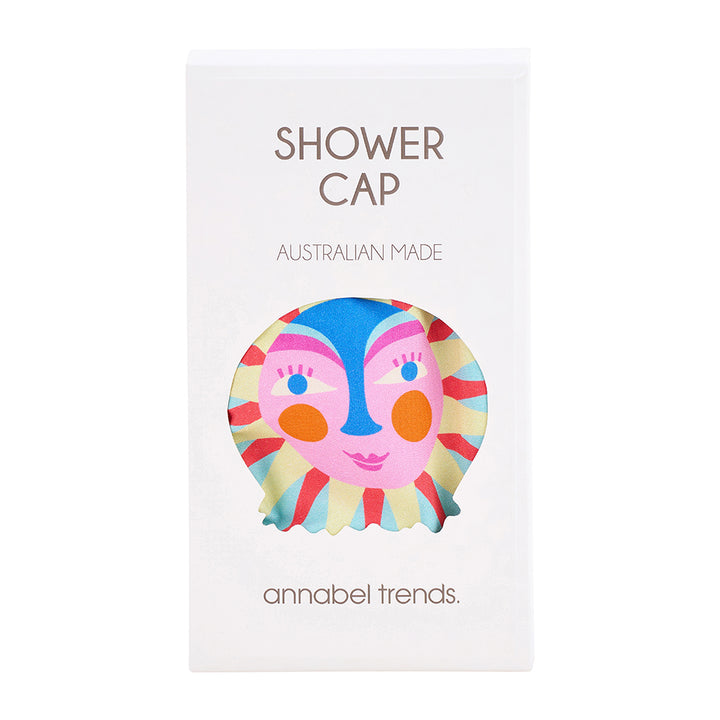 Annabel Trends Cotton Shower Cap in Fiesta design by Rachel Lee