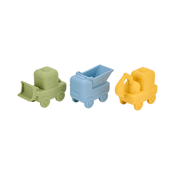 Annabel Trends Silicone Squeezy Bath Toys- Trucks