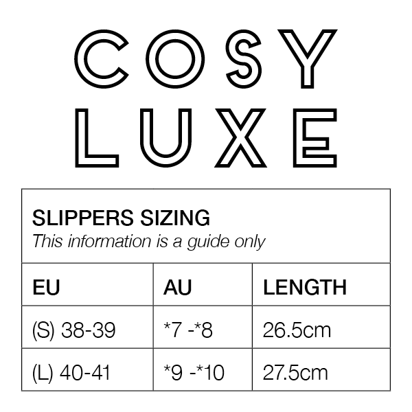 Sizing chart