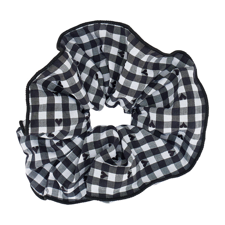 Annabel Trends Tamed scrunchie in Black Gingham