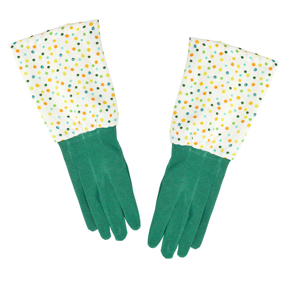 Long Sleeve Garden Gloves - Linen - Amalfi Spot