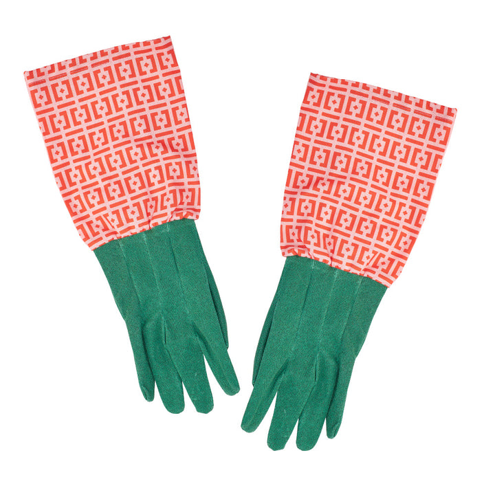 Long Sleeve Garden Gloves - Cotton -  Brickworks