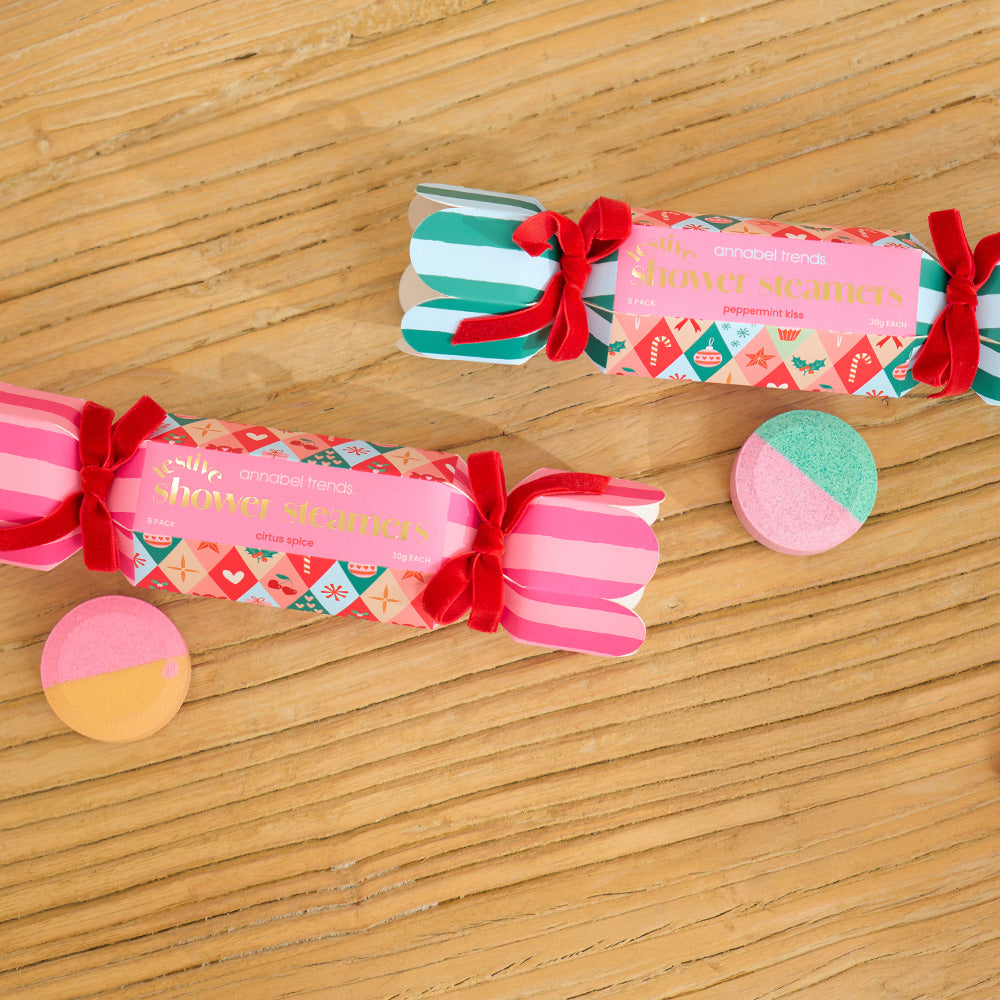 Annabel Trends Christmas Bath gifting - bon bon shower steamers