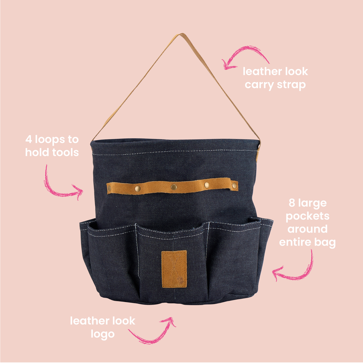 Annabel Trends Sprout Denim tool bag- info tile