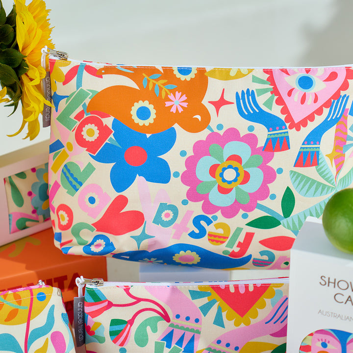 Annabel Trends Cotton Fiesta laundry bag and drawer sachet cosmetic bag