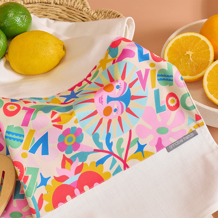 annabel trends fiesta cotton tea towel