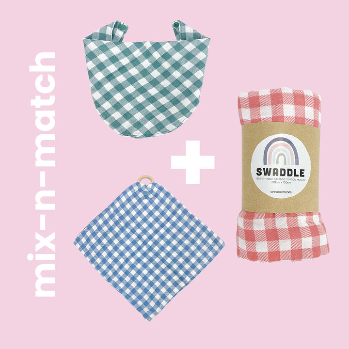 Mix-n-Match - Baby Bundle - Gingham Muslin