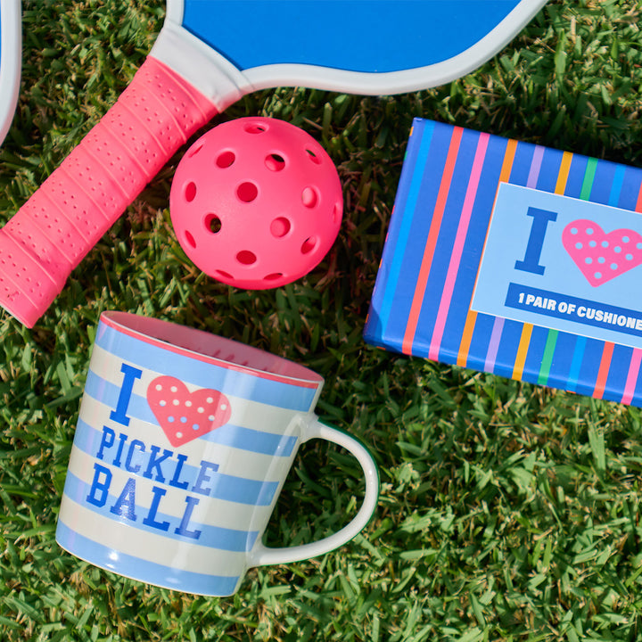 Annabel Trends Pickleball ceramic mugs and boxed socks