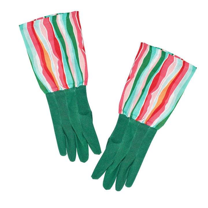 Long Sleeve Garden Gloves - Linen - Sherbet Ribbons