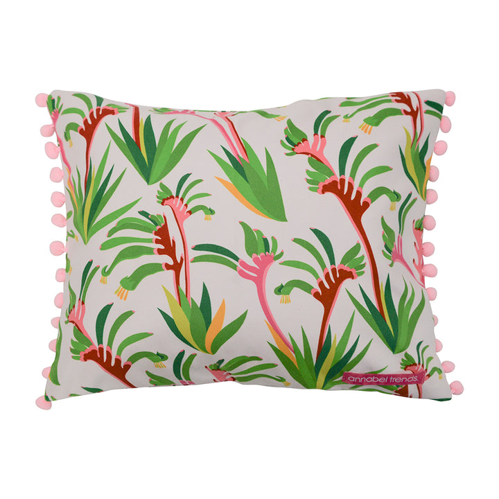 Inflatable Beach Pillow - Kangaroo Paw Pink