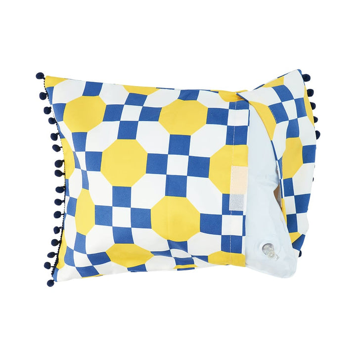 Inflatable Beach Pillow - Retro Tile