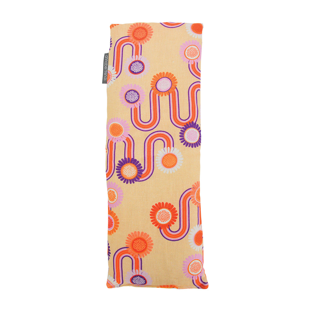 Heat Pillow - Linen - Groovy Rainbows