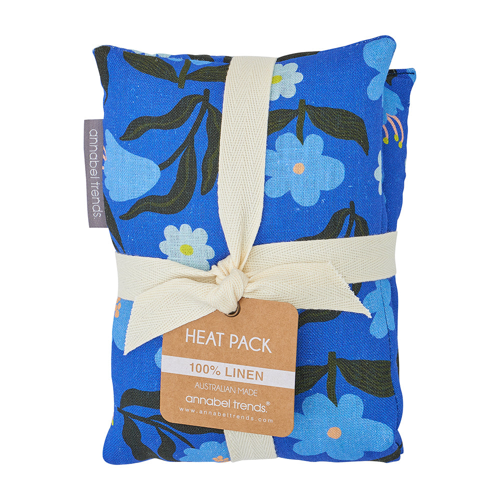 Heat Pillow - Linen - Nocturnal Blooms