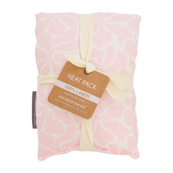 Heat Pillow - Linen - Pink Petal Floral