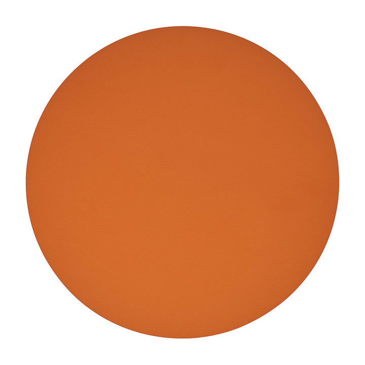 Placemat Round - Recycled Leather