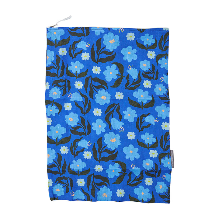 Laundry Bag - Linen - Nocturnal Blooms