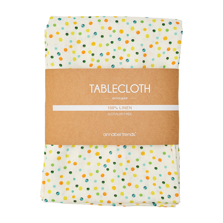 Tablecloth - Linen - Amalfi Spot - Medium 138cm x 240cm